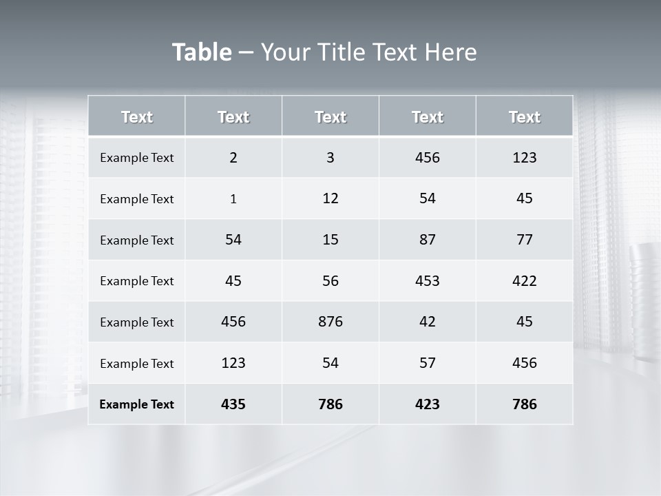 Glass Cityscape Road PowerPoint Template