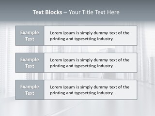 Glass Cityscape Road PowerPoint Template