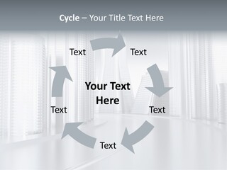 Glass Cityscape Road PowerPoint Template
