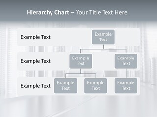 Glass Cityscape Road PowerPoint Template