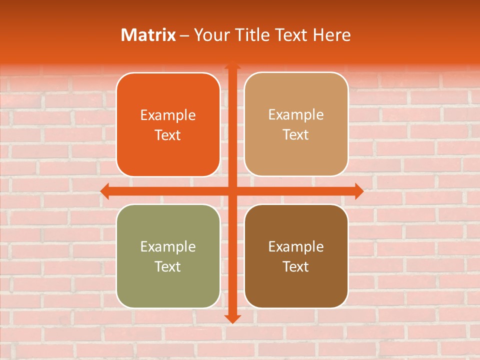 Stonewall Brickwall Urban PowerPoint Template