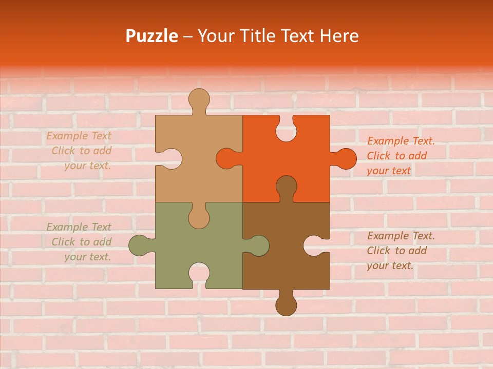 Stonewall Brickwall Urban PowerPoint Template