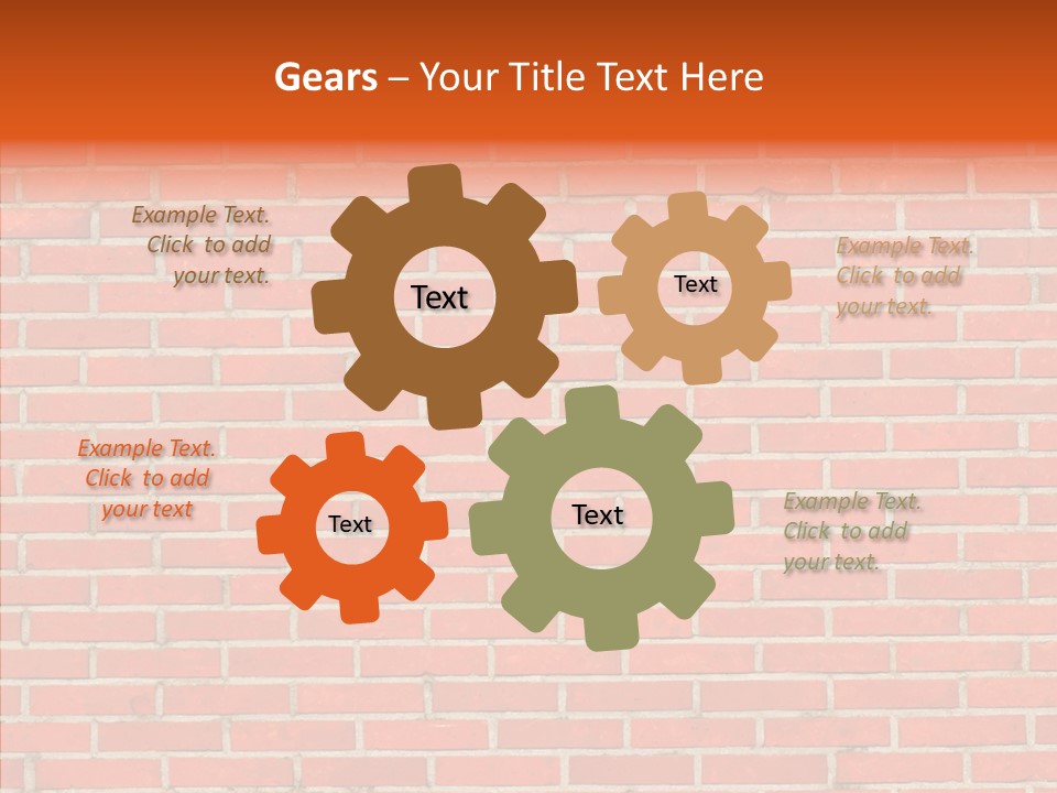 Stonewall Brickwall Urban PowerPoint Template