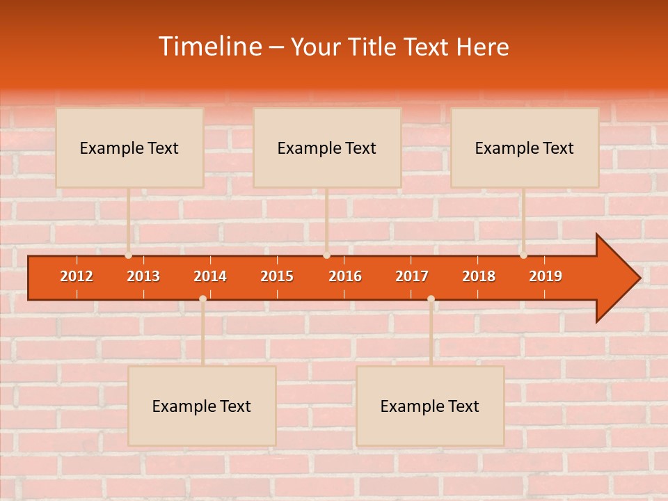 Stonewall Brickwall Urban PowerPoint Template