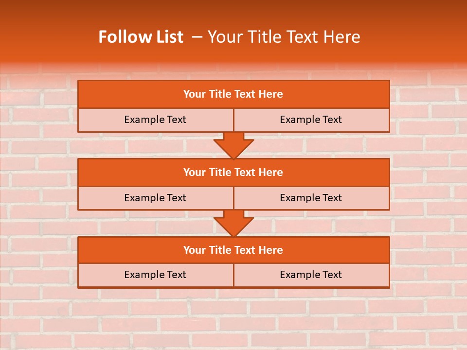 Stonewall Brickwall Urban PowerPoint Template