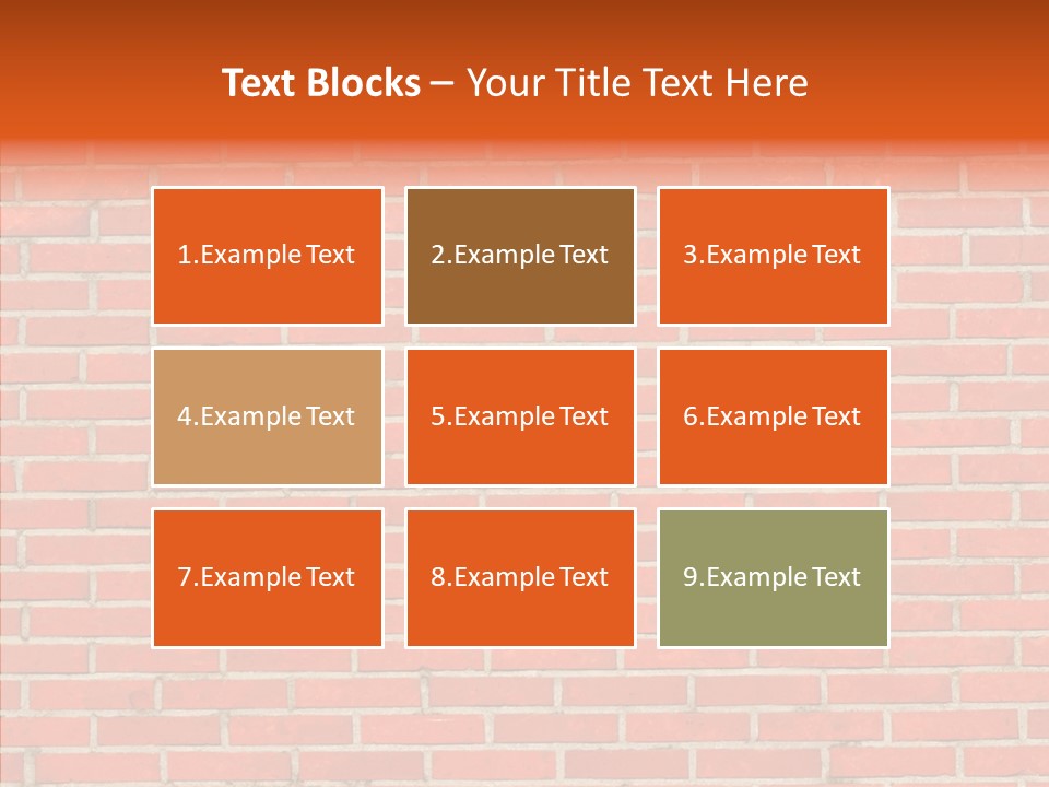 Stonewall Brickwall Urban PowerPoint Template