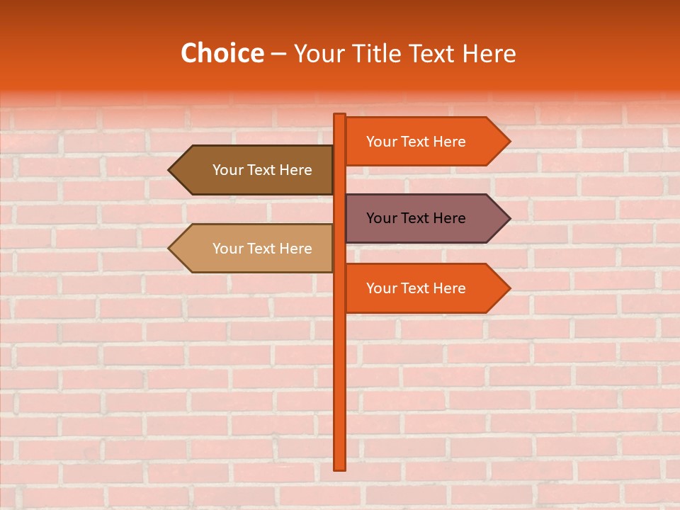 Stonewall Brickwall Urban PowerPoint Template