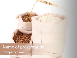 Harvesting Packaging Loaf PowerPoint Template