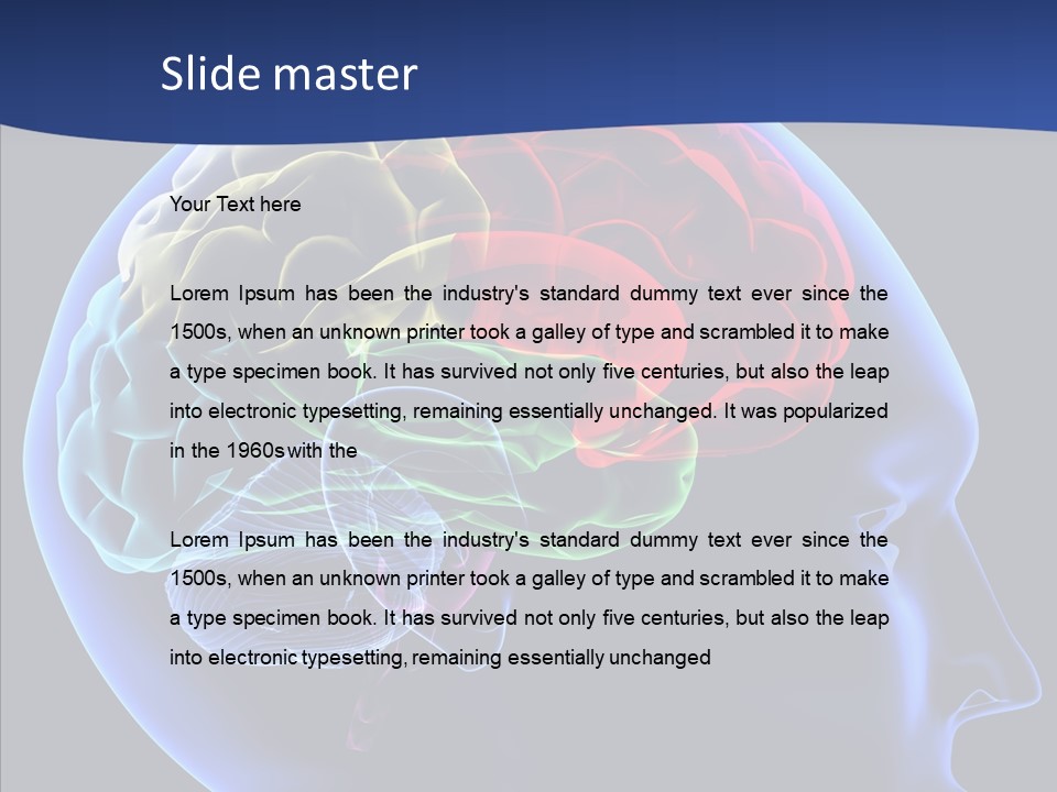 Medical Think Part PowerPoint Template