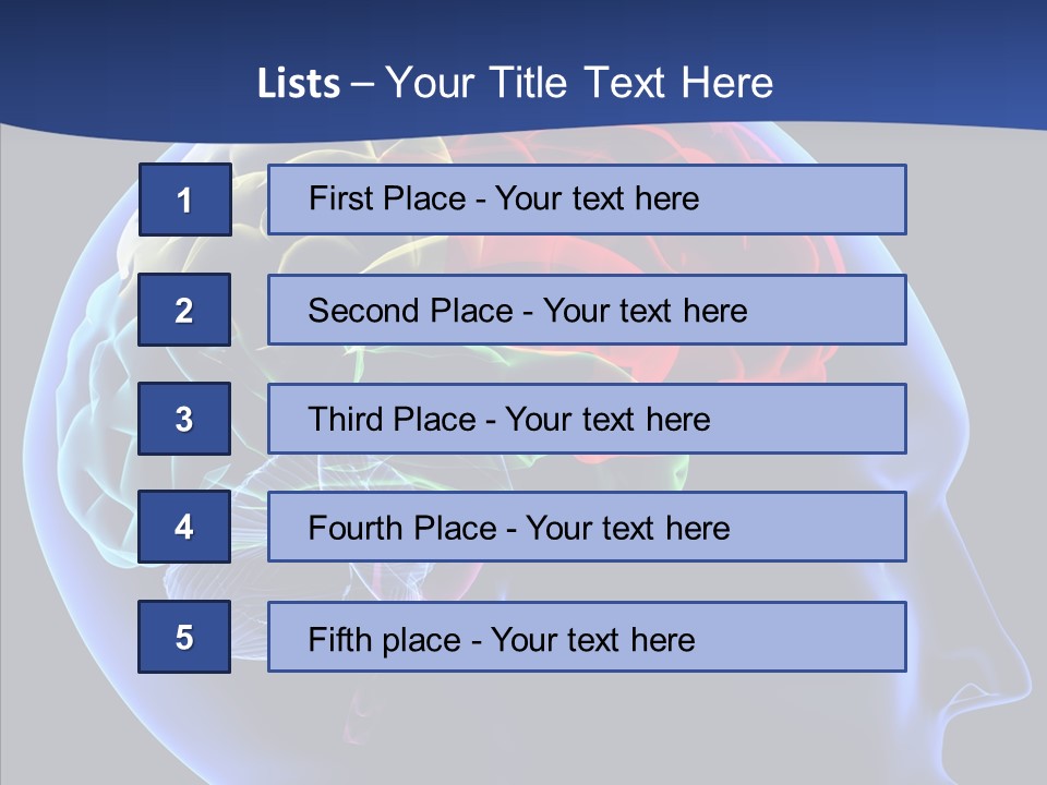 Medical Think Part PowerPoint Template