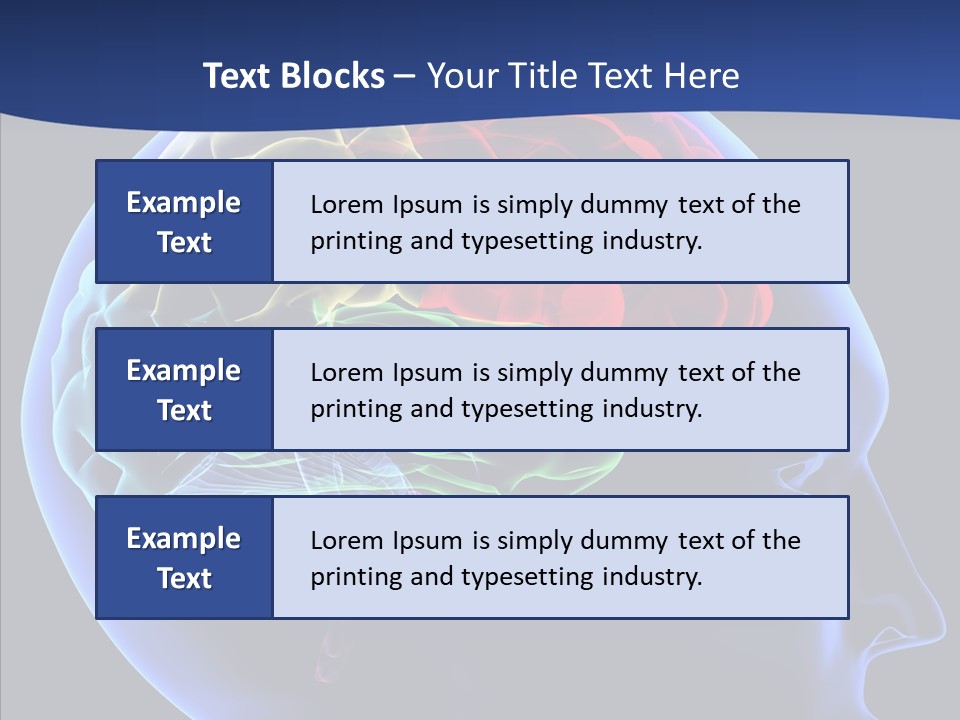 Medical Think Part PowerPoint Template