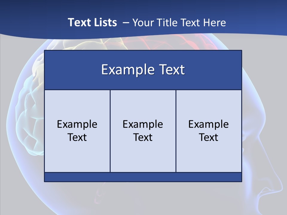 Medical Think Part PowerPoint Template