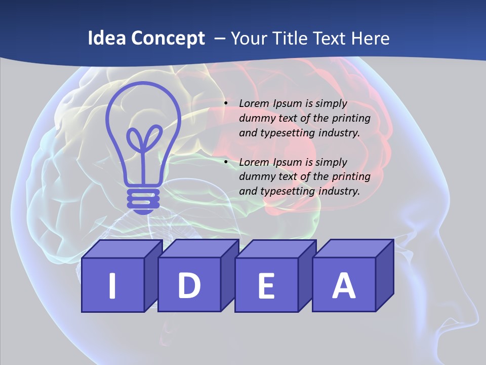 Medical Think Part PowerPoint Template