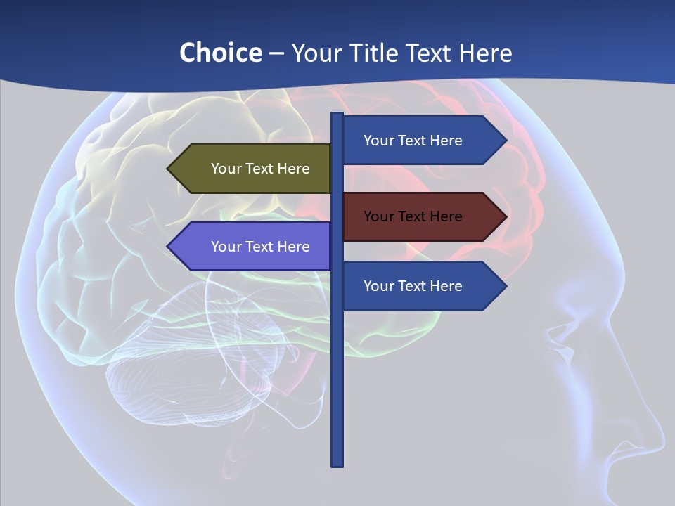 Medical Think Part PowerPoint Template