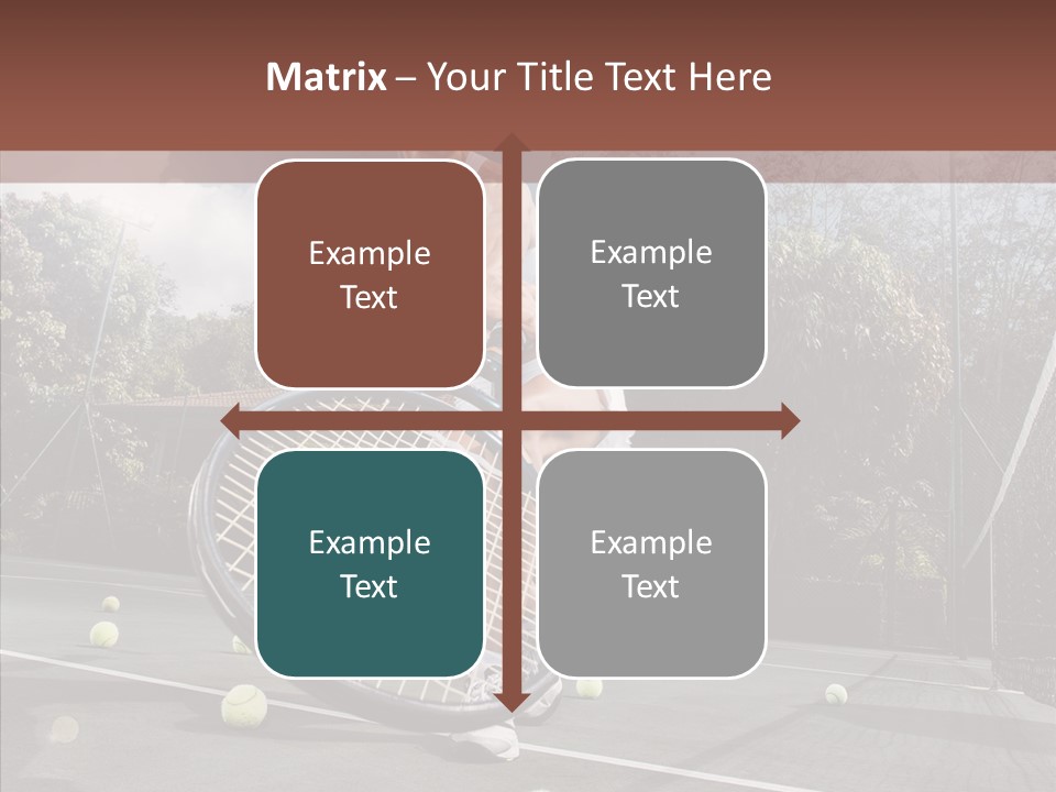 Quarter Strength Play PowerPoint Template