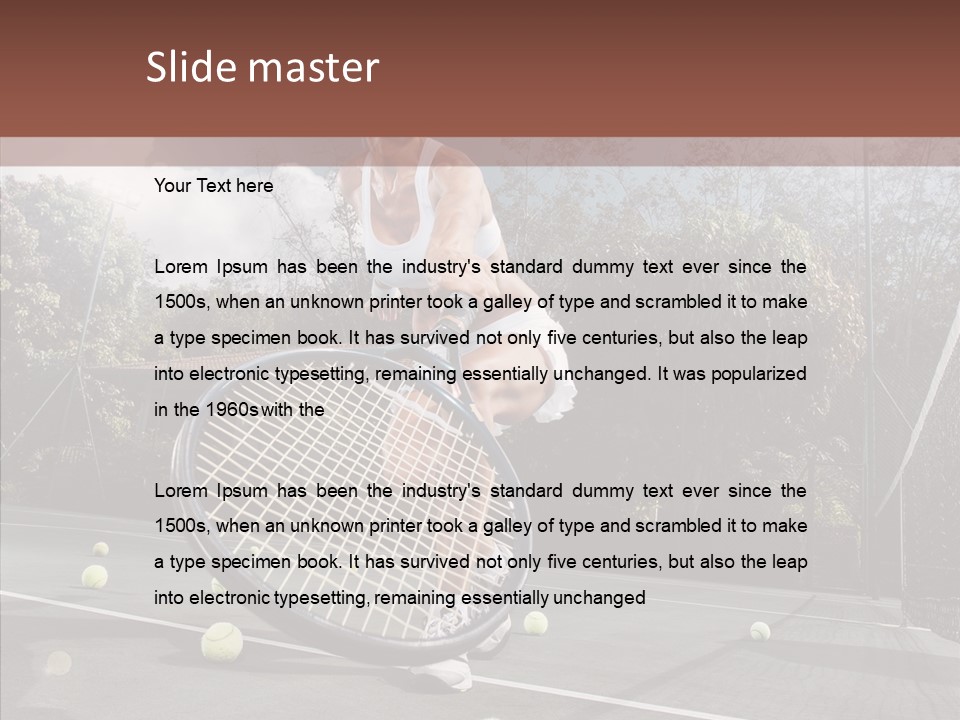 Quarter Strength Play PowerPoint Template