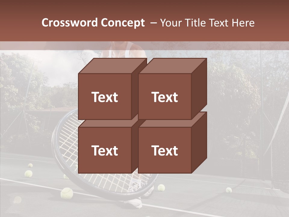 Quarter Strength Play PowerPoint Template