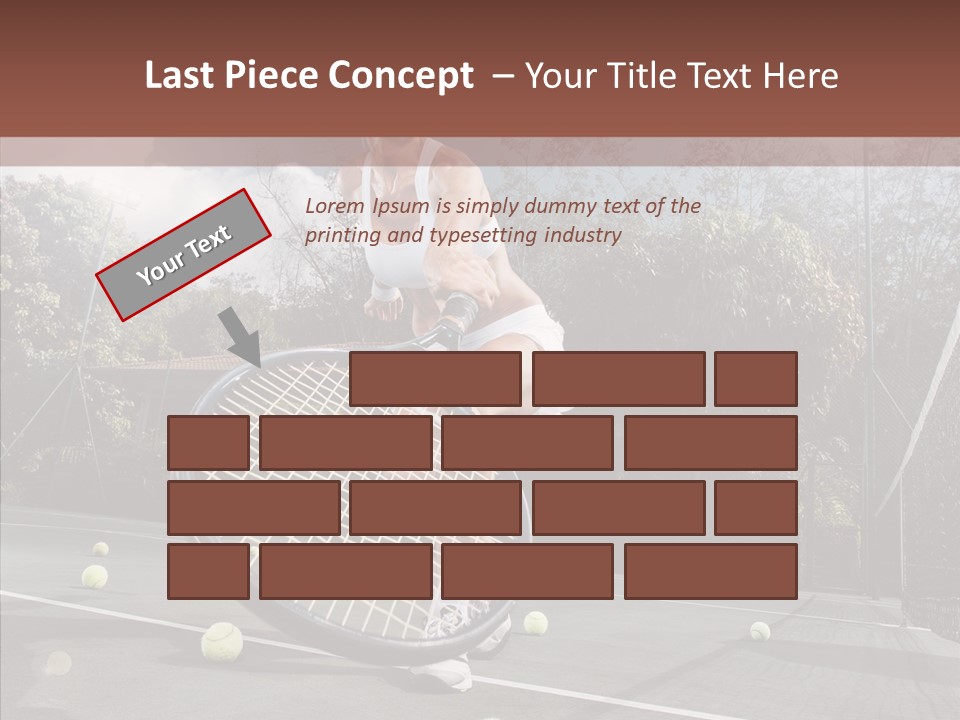 Quarter Strength Play PowerPoint Template
