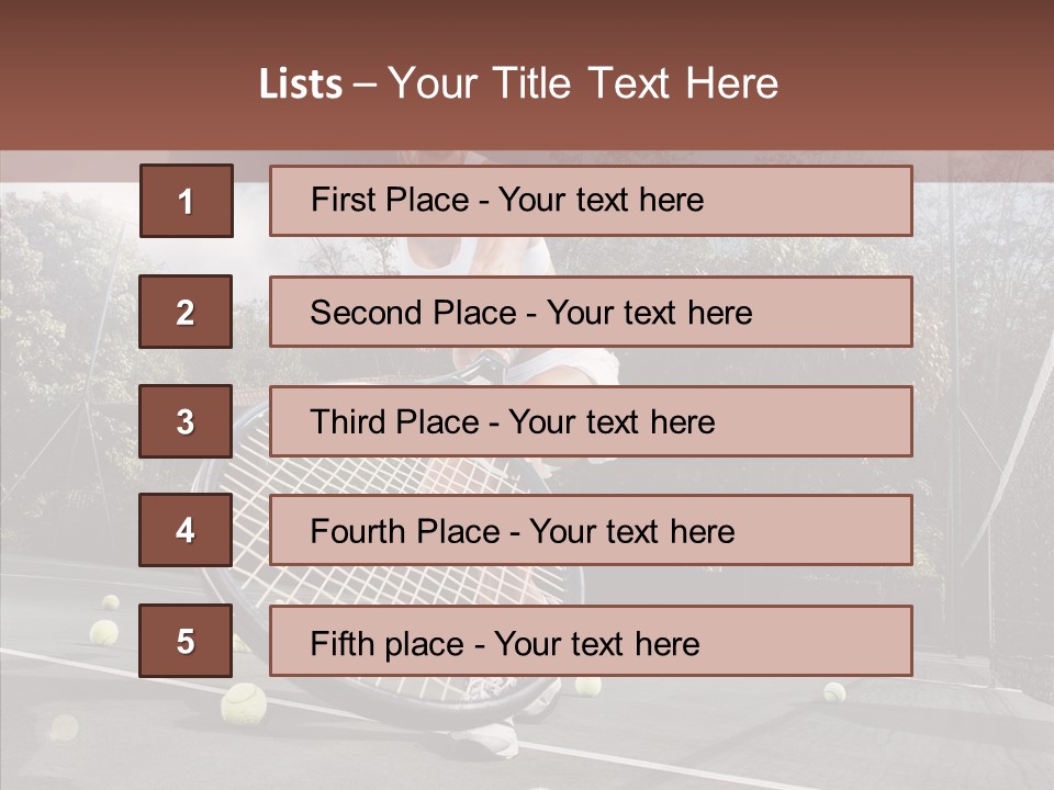 Quarter Strength Play PowerPoint Template