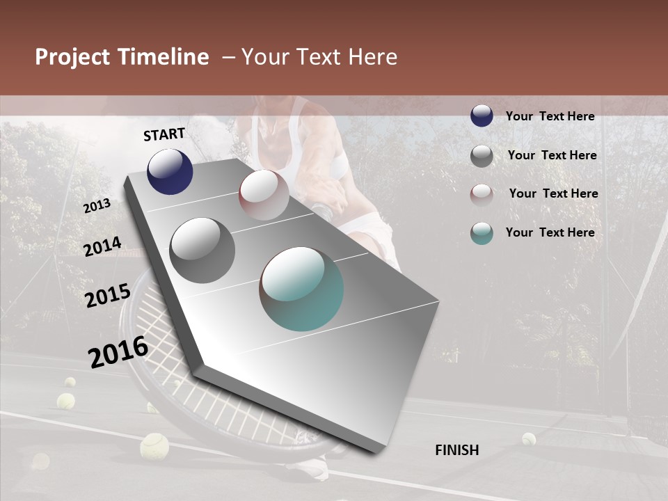 Quarter Strength Play PowerPoint Template