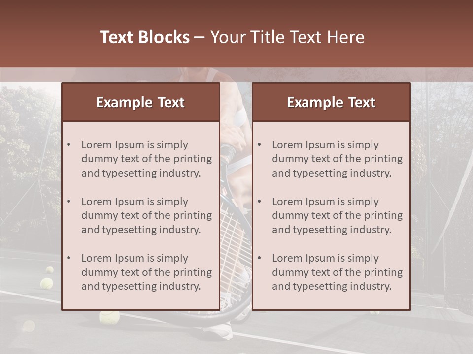 Quarter Strength Play PowerPoint Template