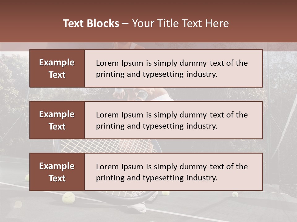 Quarter Strength Play PowerPoint Template