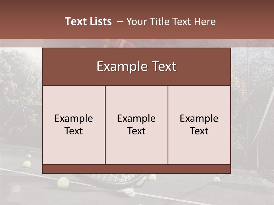 Quarter Strength Play PowerPoint Template