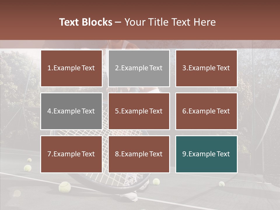 Quarter Strength Play PowerPoint Template