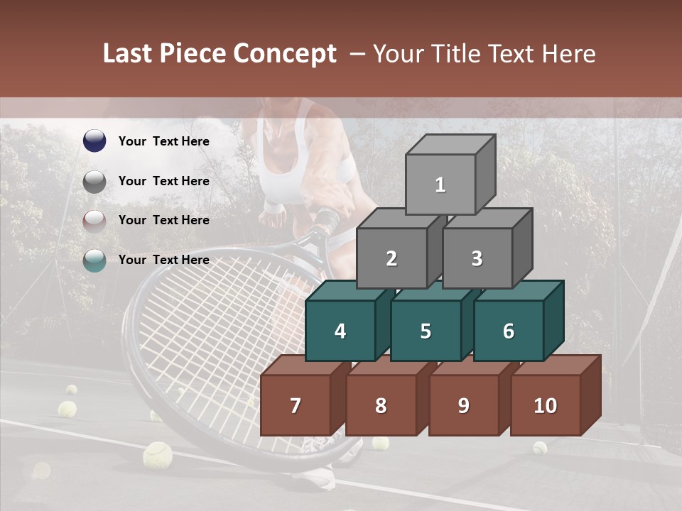 Quarter Strength Play PowerPoint Template