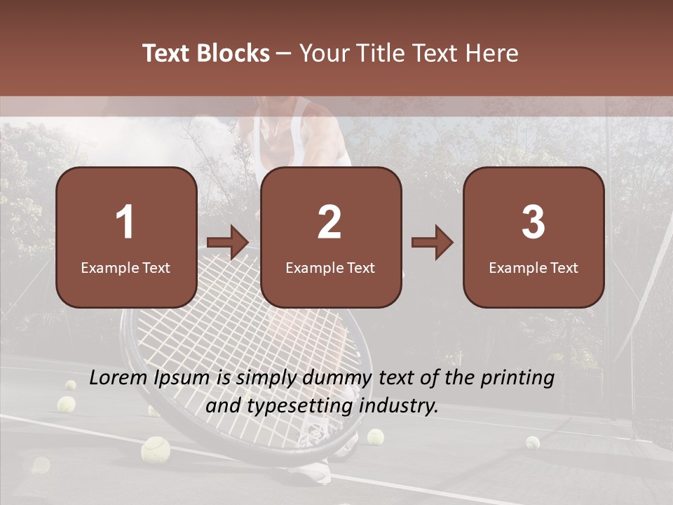 Quarter Strength Play PowerPoint Template