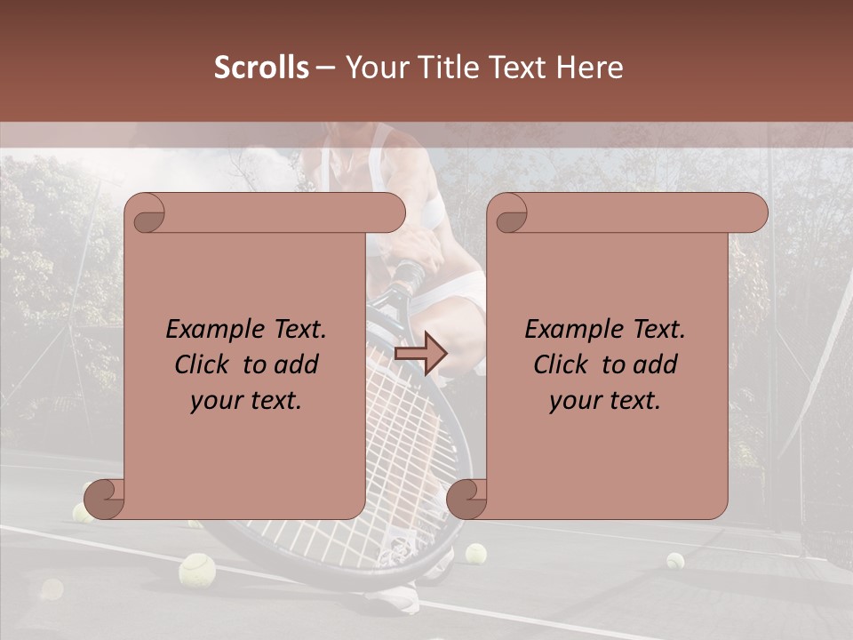 Quarter Strength Play PowerPoint Template