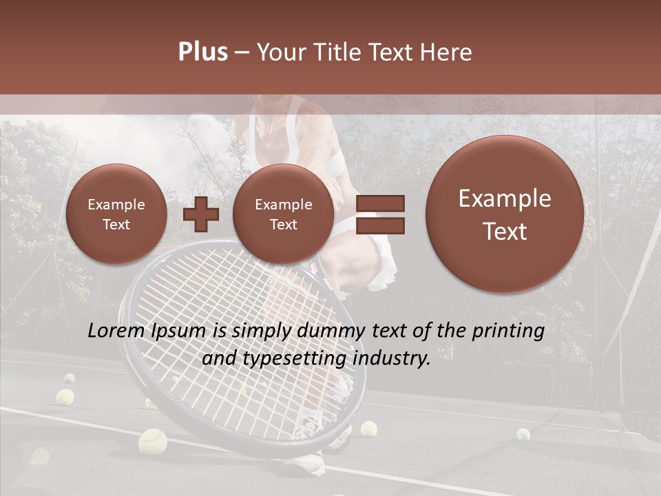 Quarter Strength Play PowerPoint Template