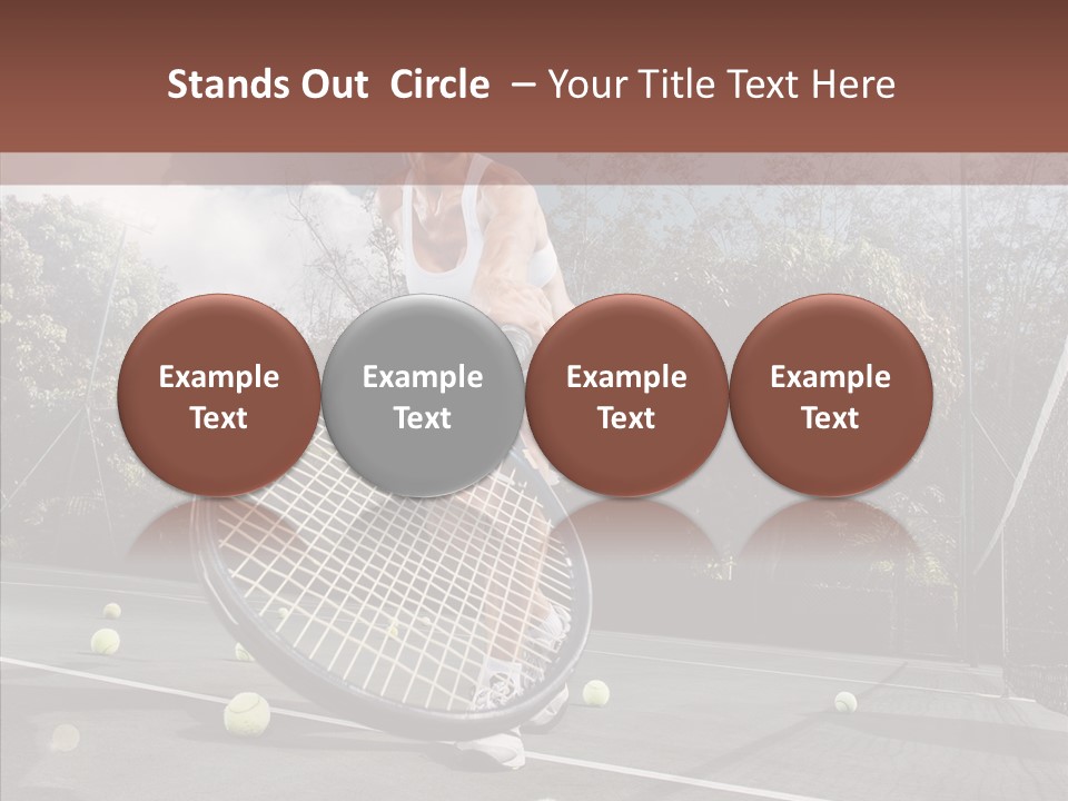 Quarter Strength Play PowerPoint Template