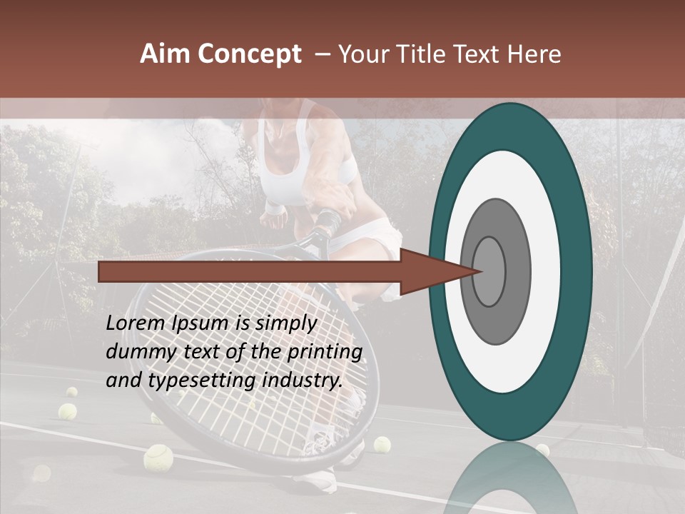 Quarter Strength Play PowerPoint Template