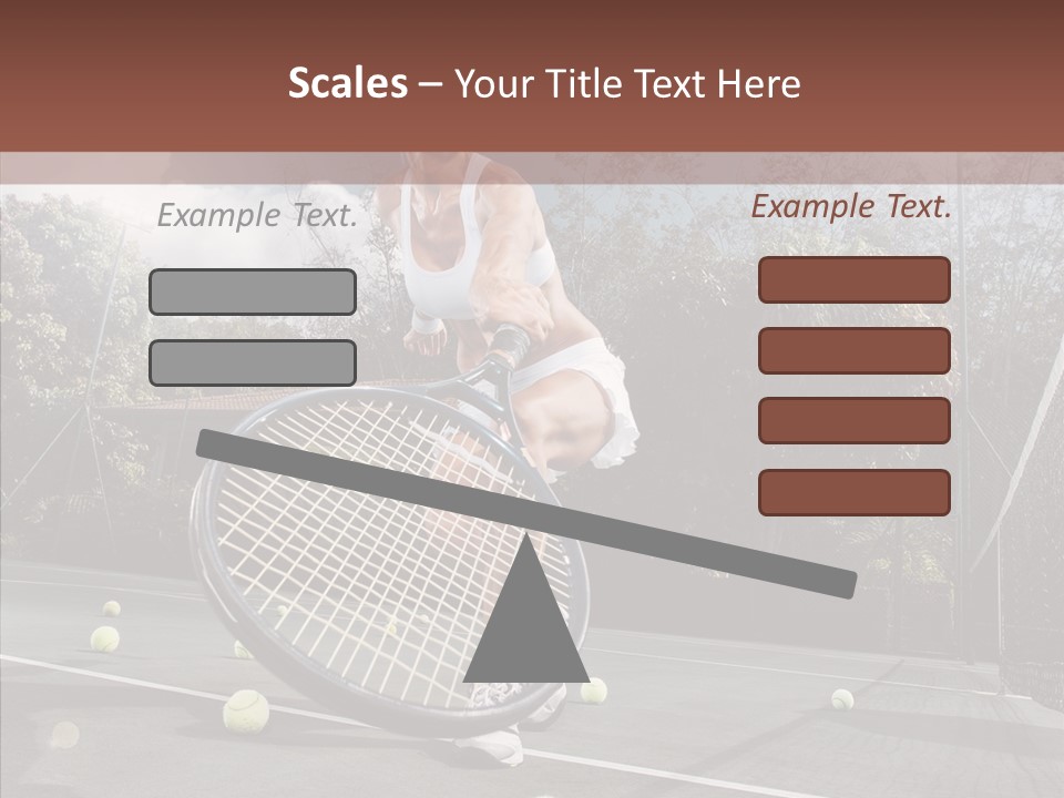 Quarter Strength Play PowerPoint Template
