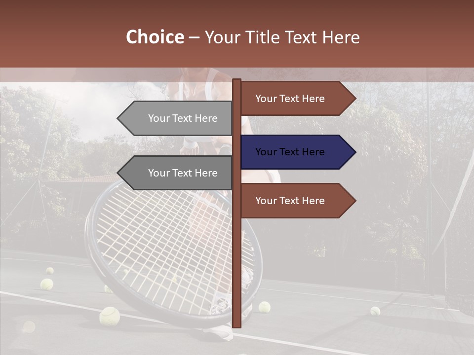 Quarter Strength Play PowerPoint Template