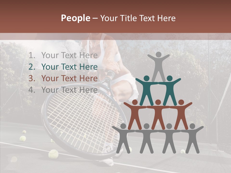 Quarter Strength Play PowerPoint Template