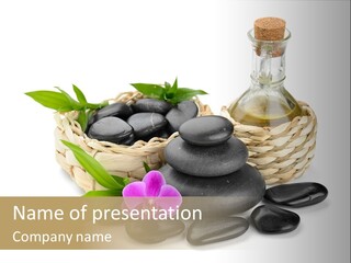 Tropical White Spa PowerPoint Template