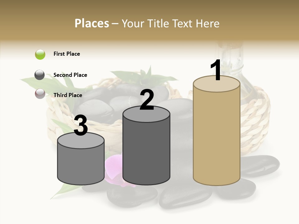 Tropical White Spa PowerPoint Template
