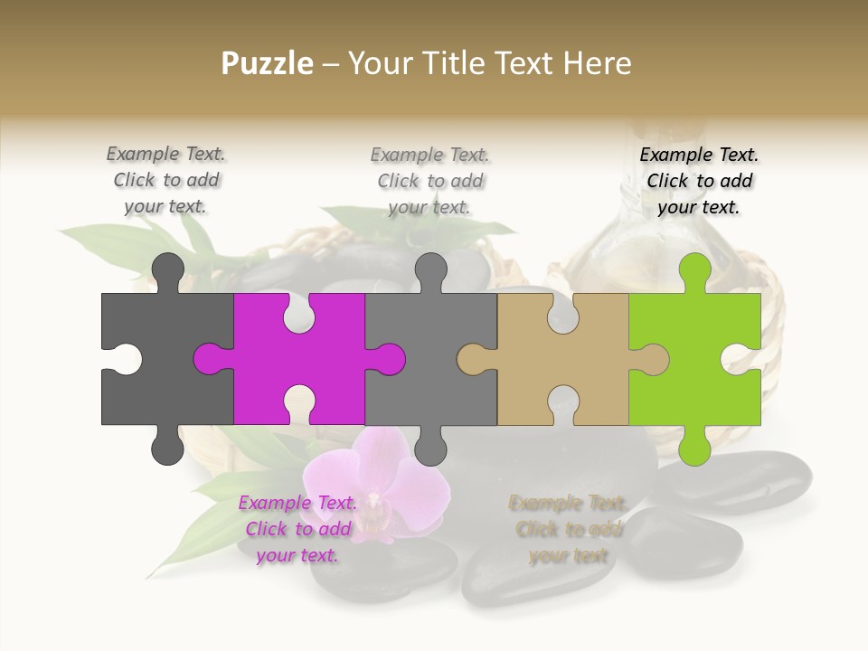 Tropical White Spa PowerPoint Template