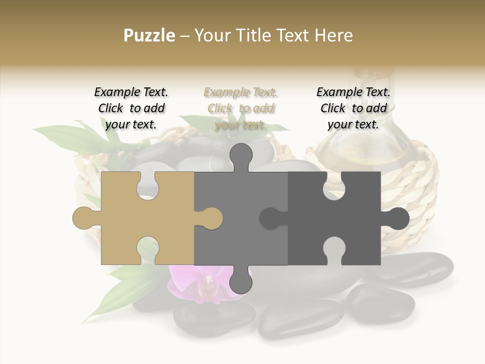 Tropical White Spa PowerPoint Template