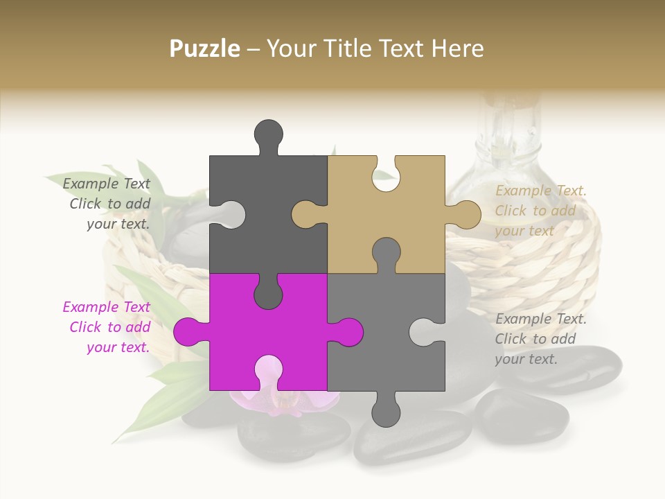 Tropical White Spa PowerPoint Template