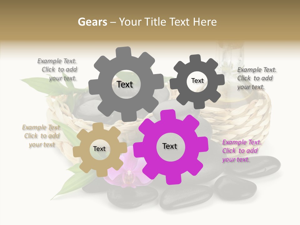 Tropical White Spa PowerPoint Template