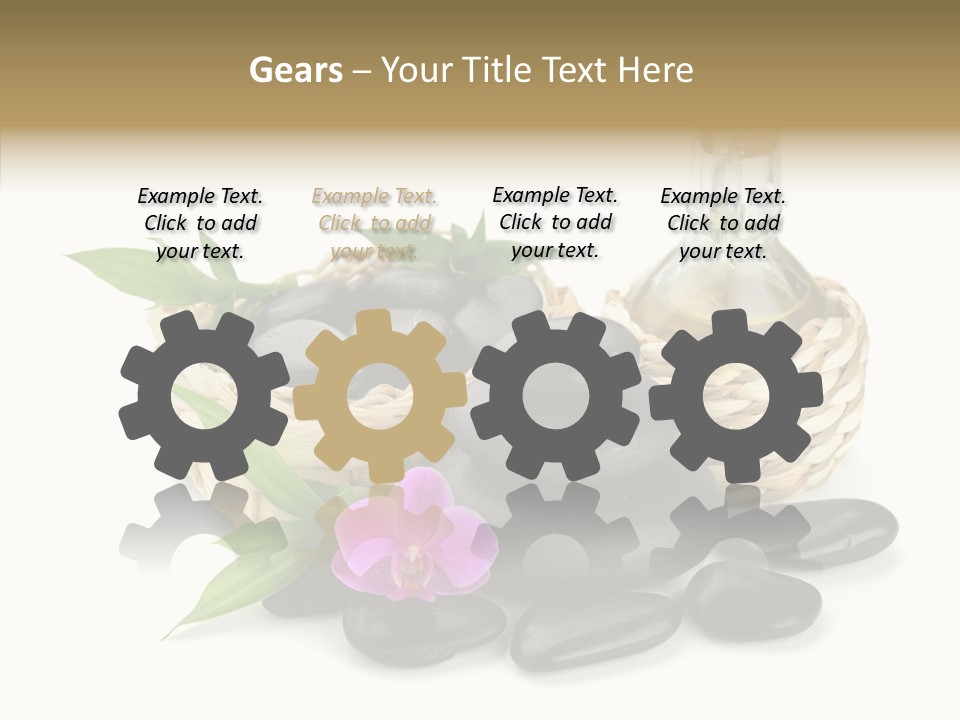 Tropical White Spa PowerPoint Template
