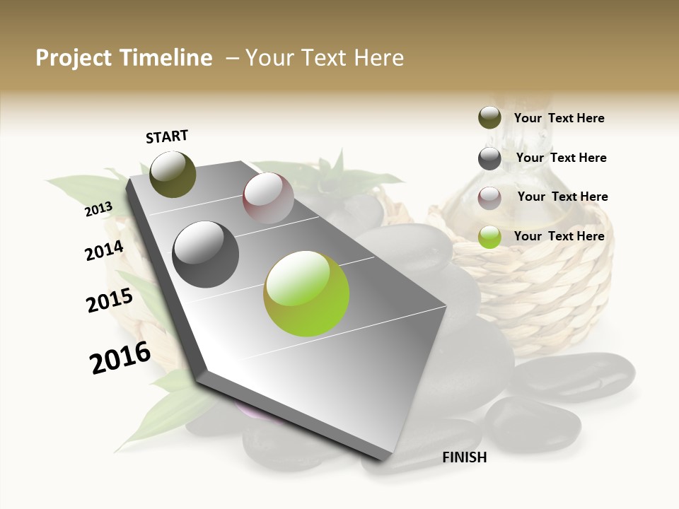Tropical White Spa PowerPoint Template