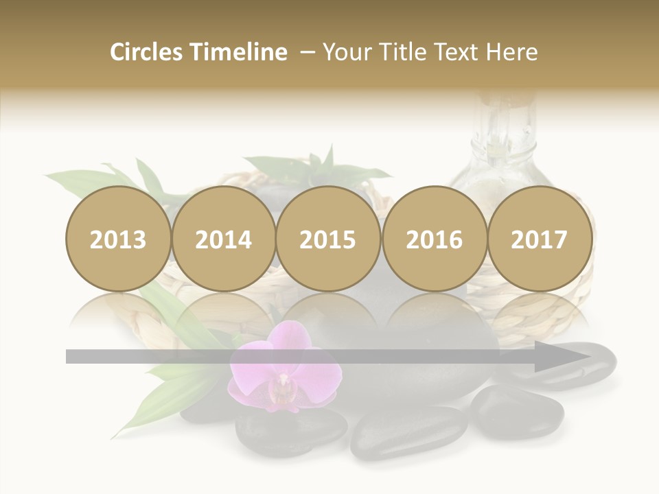 Tropical White Spa PowerPoint Template