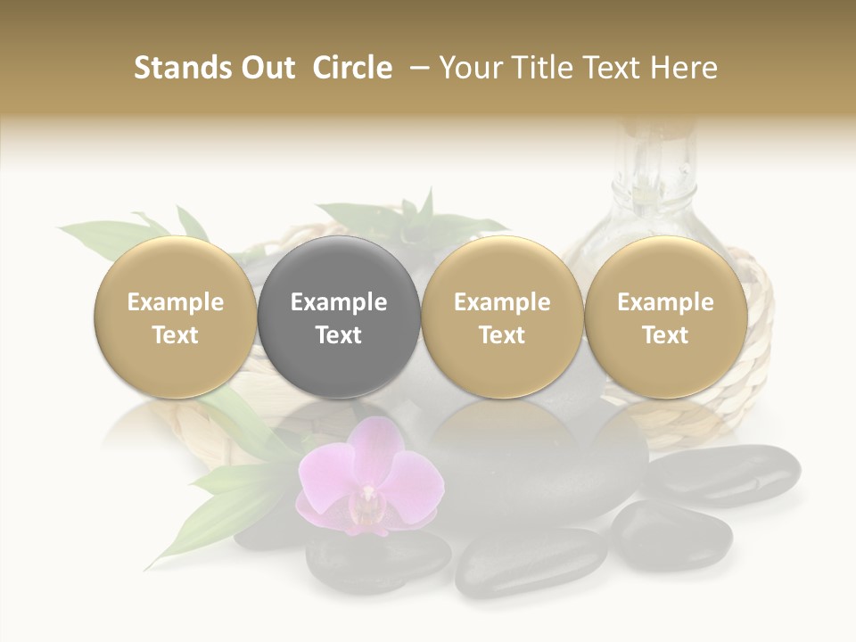 Tropical White Spa PowerPoint Template