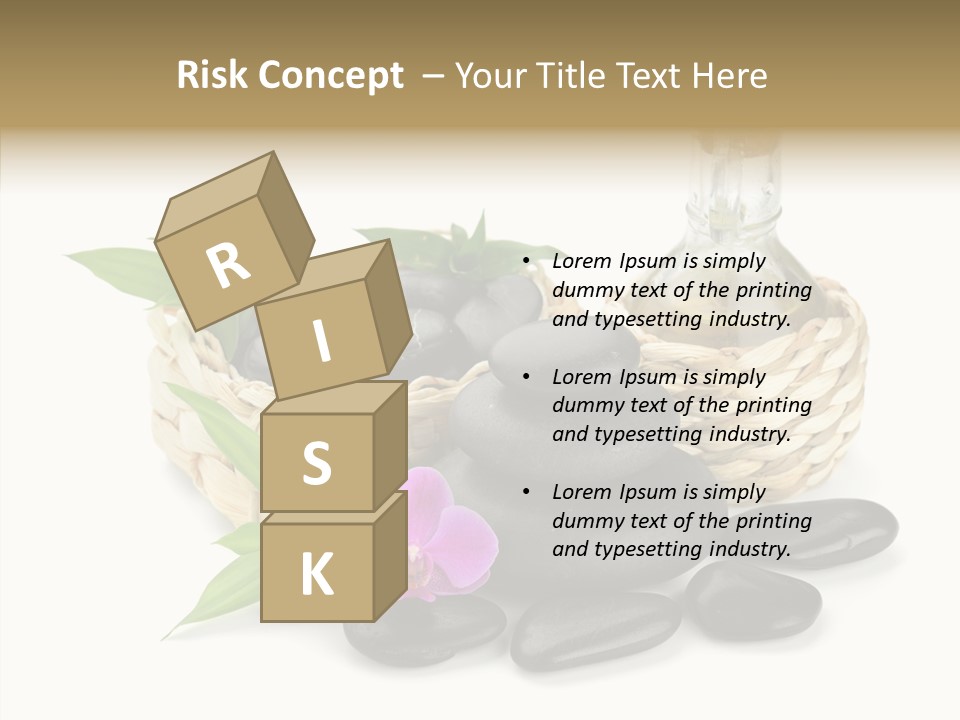 Tropical White Spa PowerPoint Template