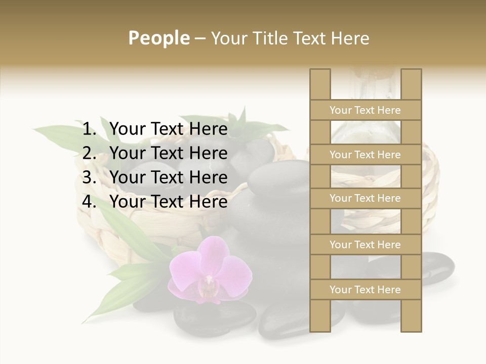 Tropical White Spa PowerPoint Template