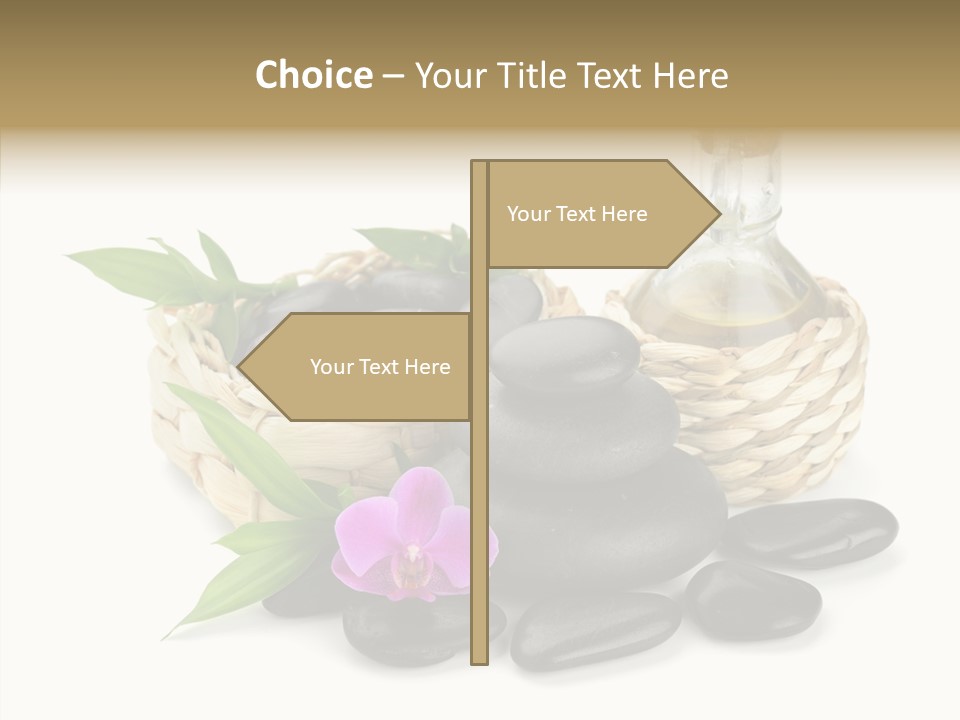 Tropical White Spa PowerPoint Template